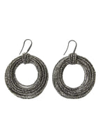 Silver Glass Earrings