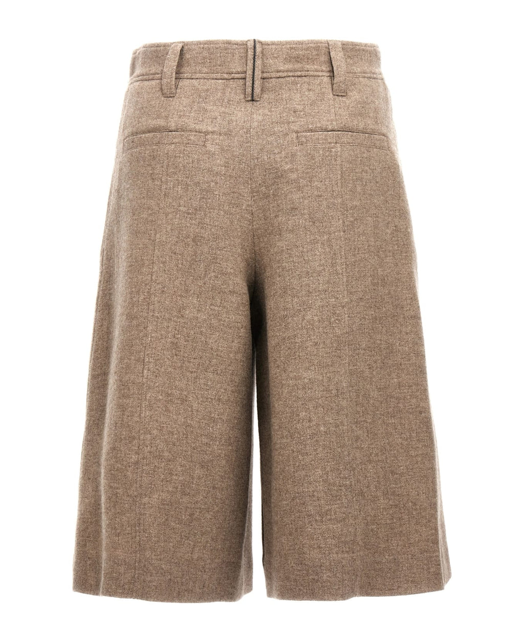 Beige Yak Bermuda Shorts