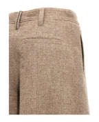 Beige Yak Bermuda Shorts