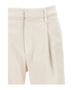 Bicolor Cotton Pants