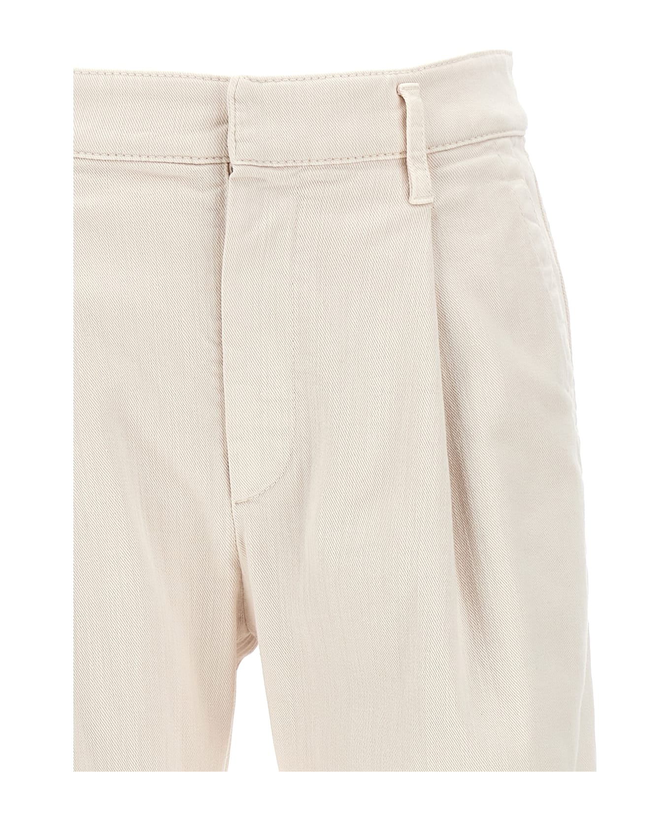 Bicolor Cotton Pants