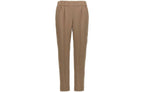 Beige Acetate Casual Pants