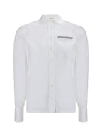 White Cotton Dress Shirt