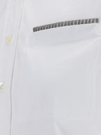 White Cotton Dress Shirt