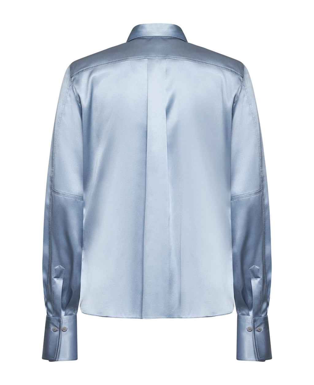Gray Silk Dress Shirt