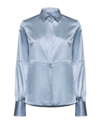 Gray Silk Dress Shirt