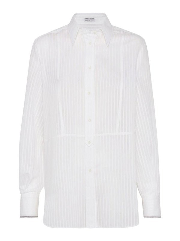 White Cotton Dress Shirt