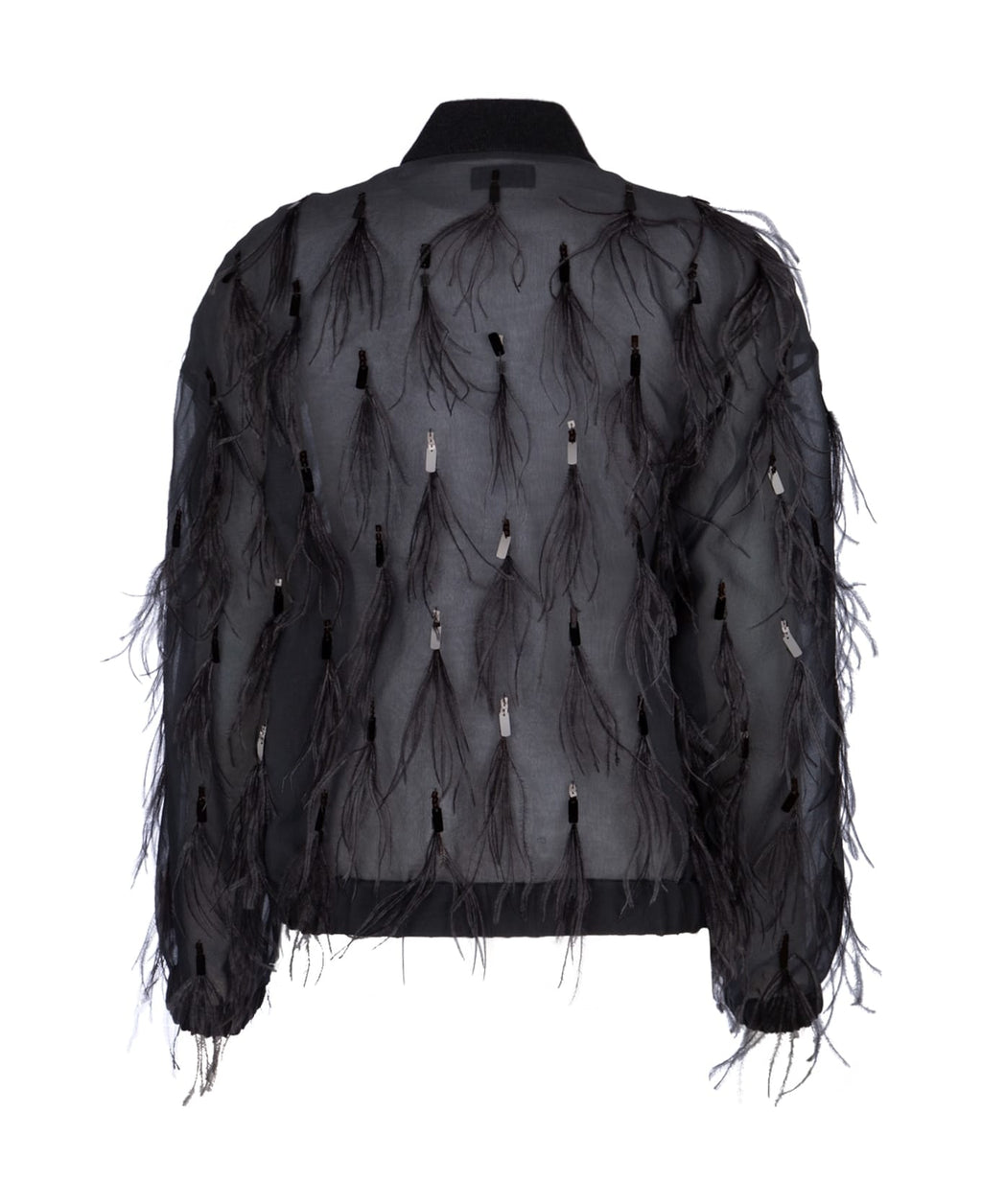Brown Silk Bomber