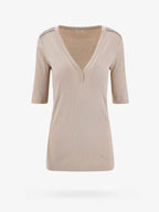 Beige Cotton T-Shirt