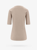 Beige Cotton T-Shirt