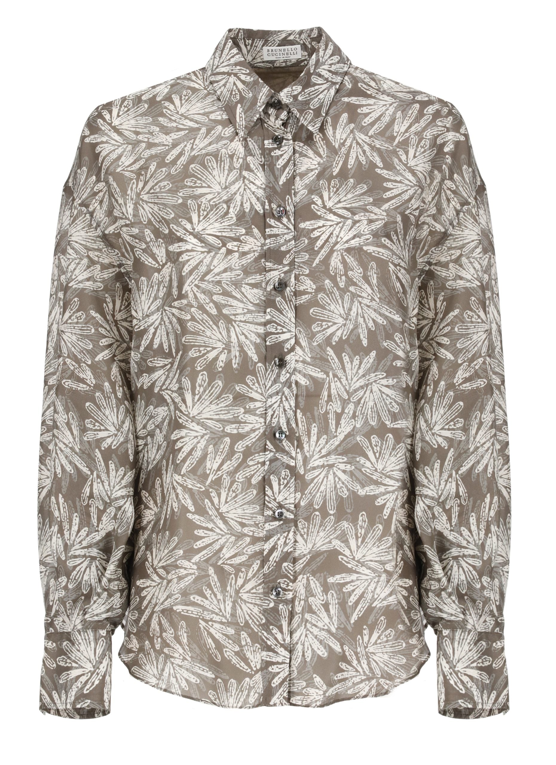 Multicolor Silk Pattern Shirt