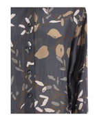 Blue Silk Pattern Shirt