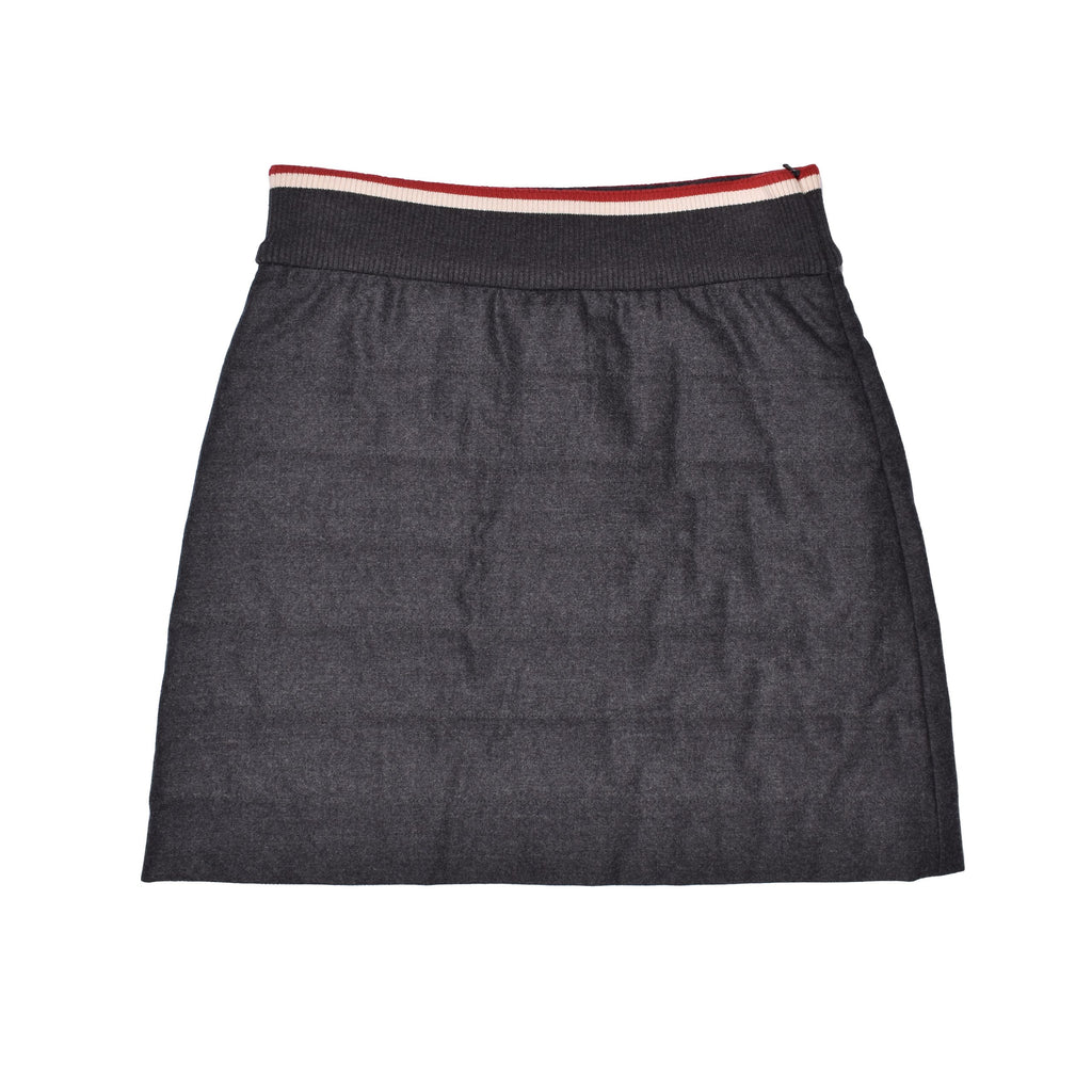 Gray Wool Skirt