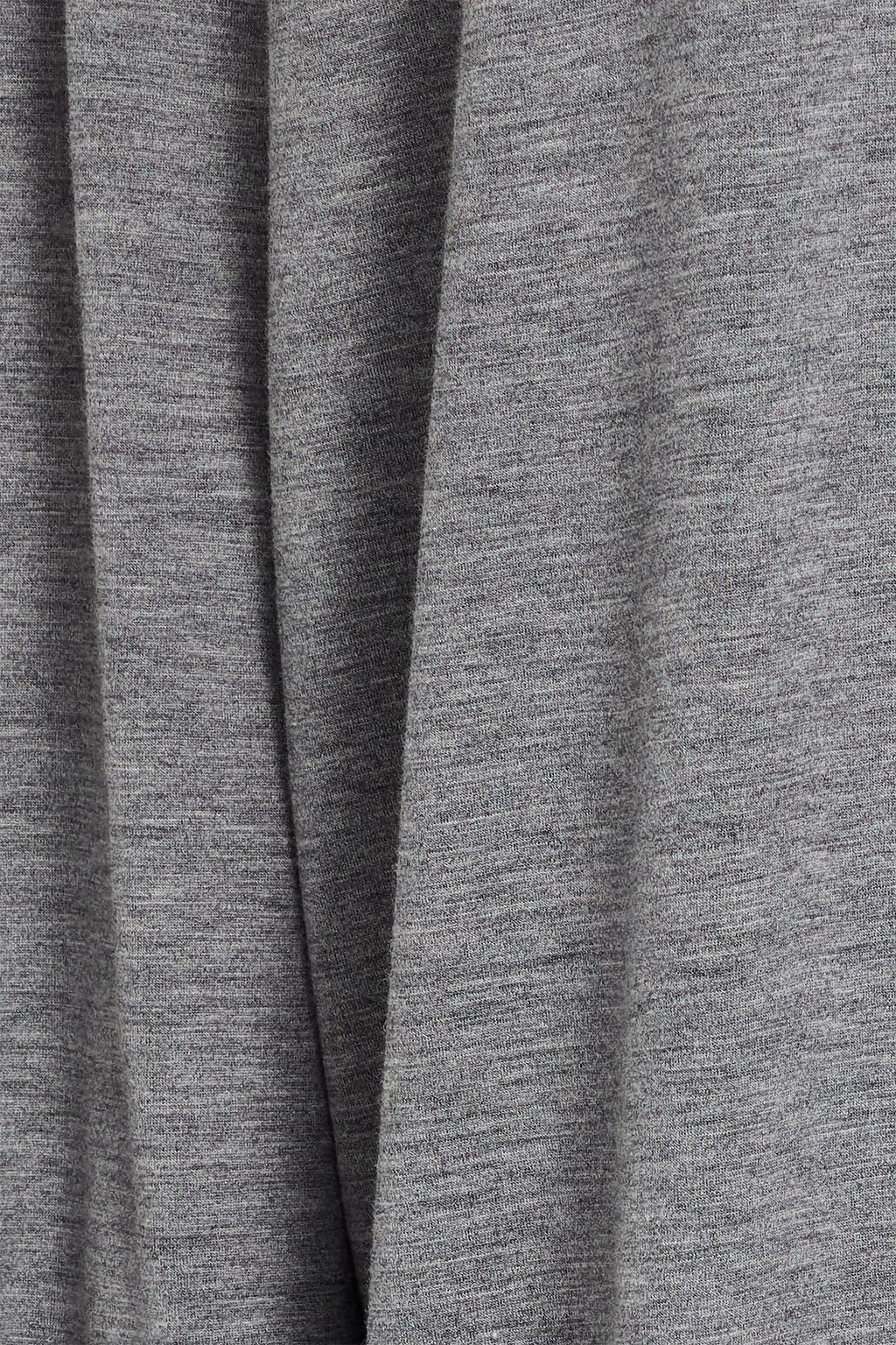 Gray Wool Casual Dress