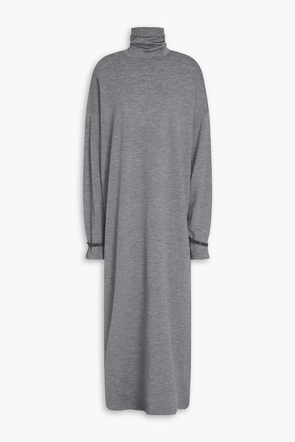 Gray Wool Casual Dress