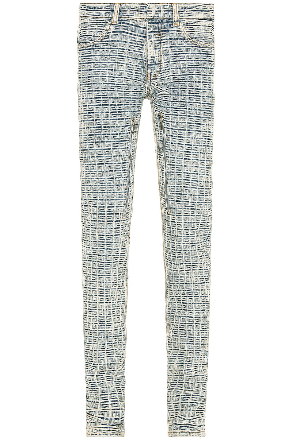 Bicolor Fibres Skinny Jeans