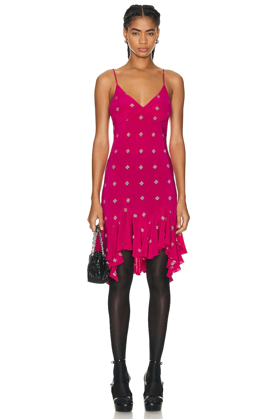 Fuchsia Fibres Casual Dress
