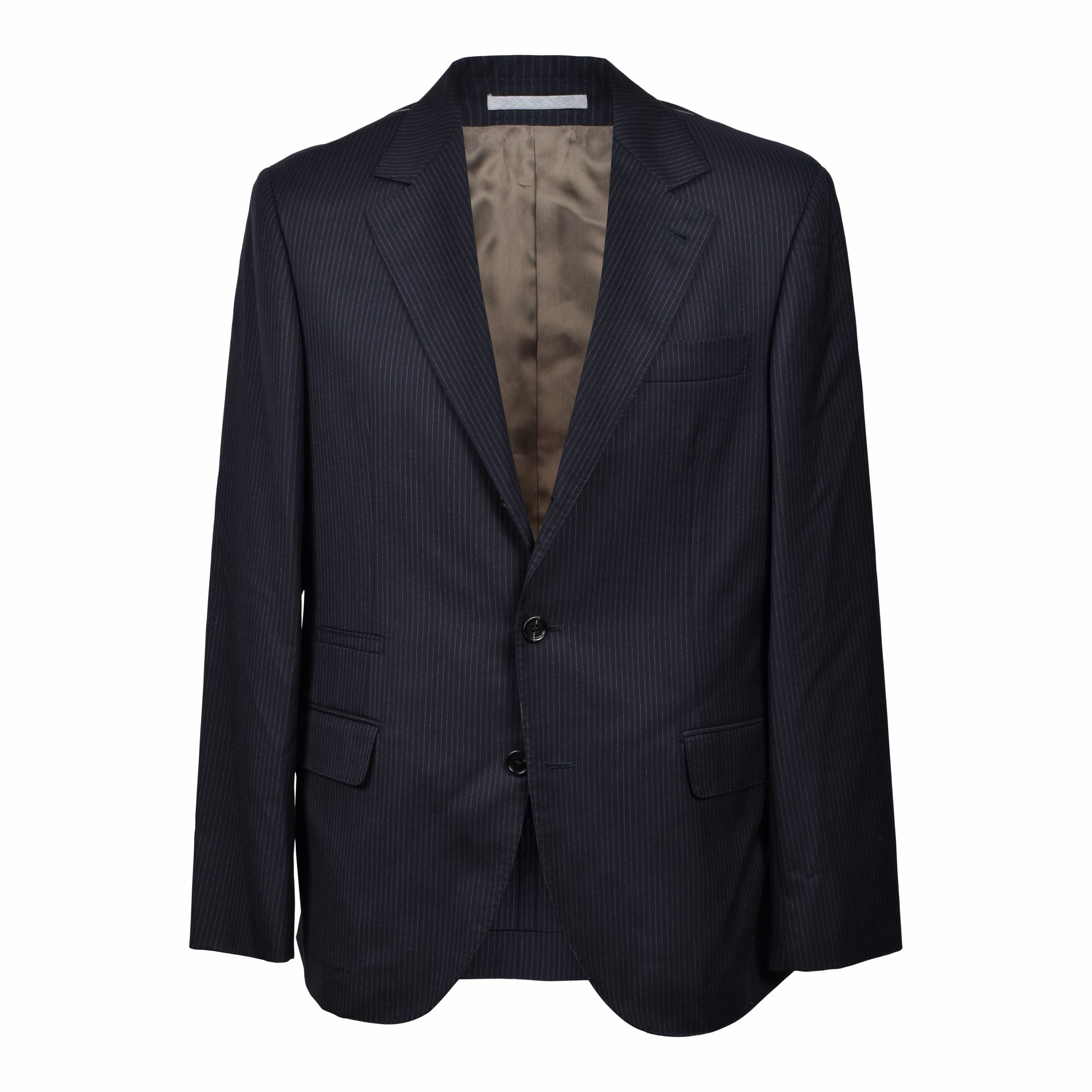 Navy Blue Wool Blazer