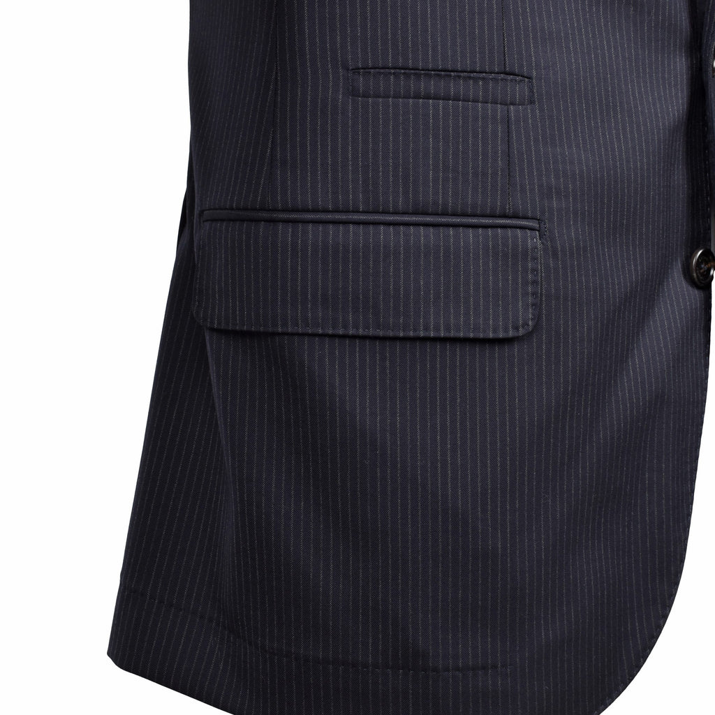 Navy Blue Wool Blazer