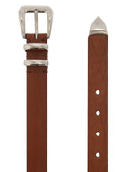 Brown Leather Regular Belt