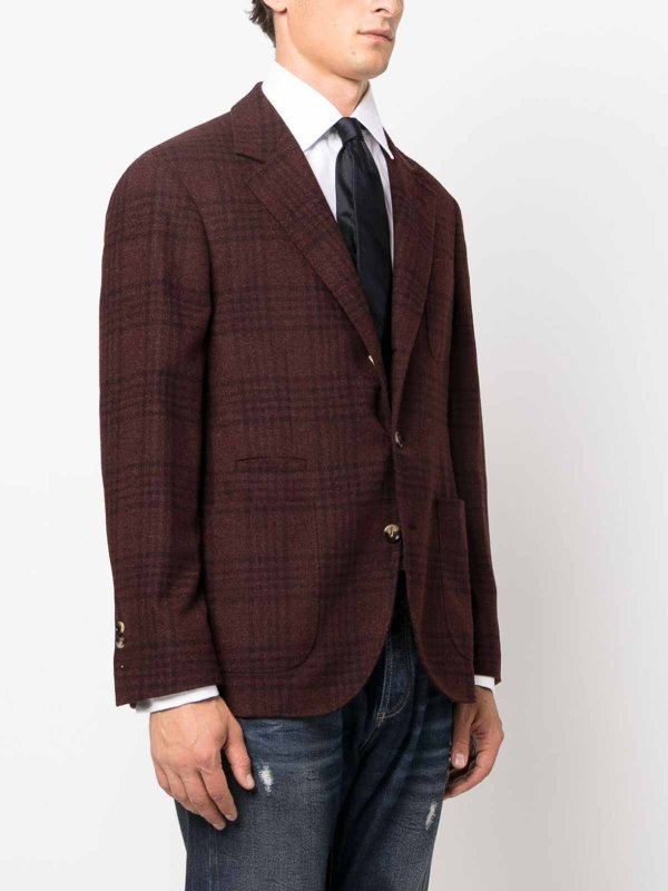 Purple Wool Blazer
