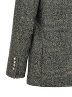 Gray Leather Blazer