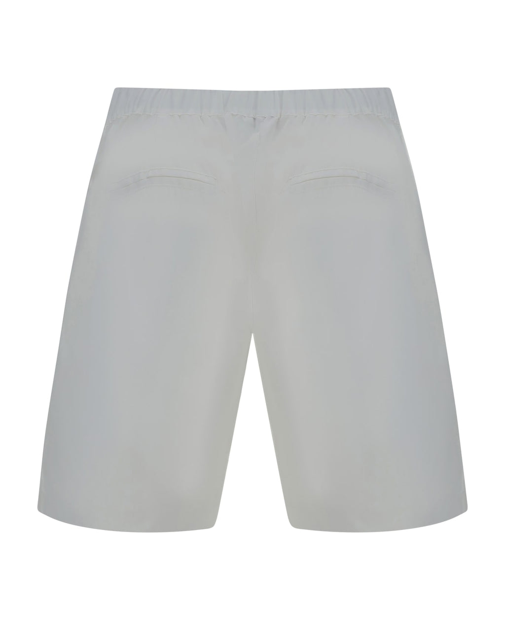 White Polyester Shorts