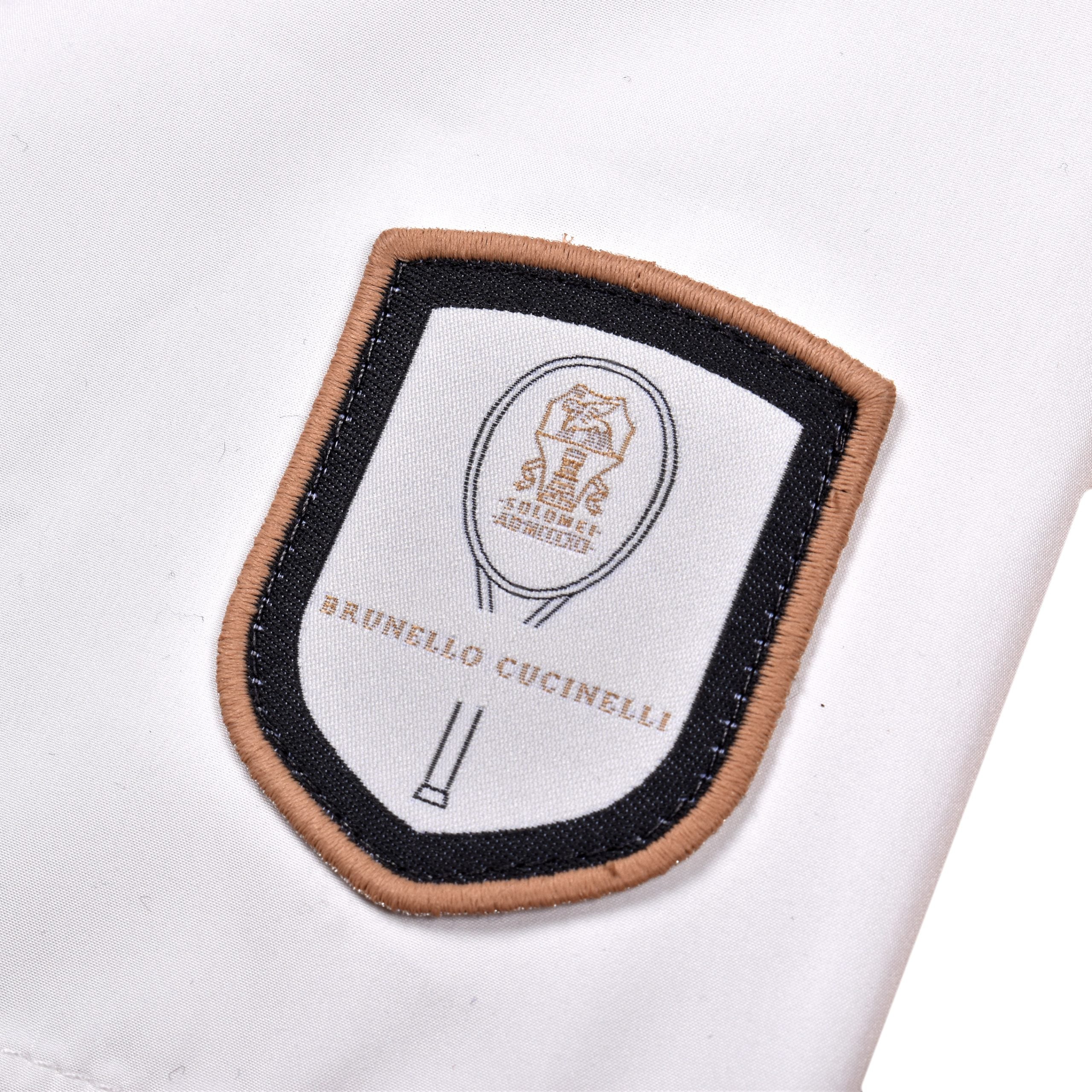 White Polyester Shorts