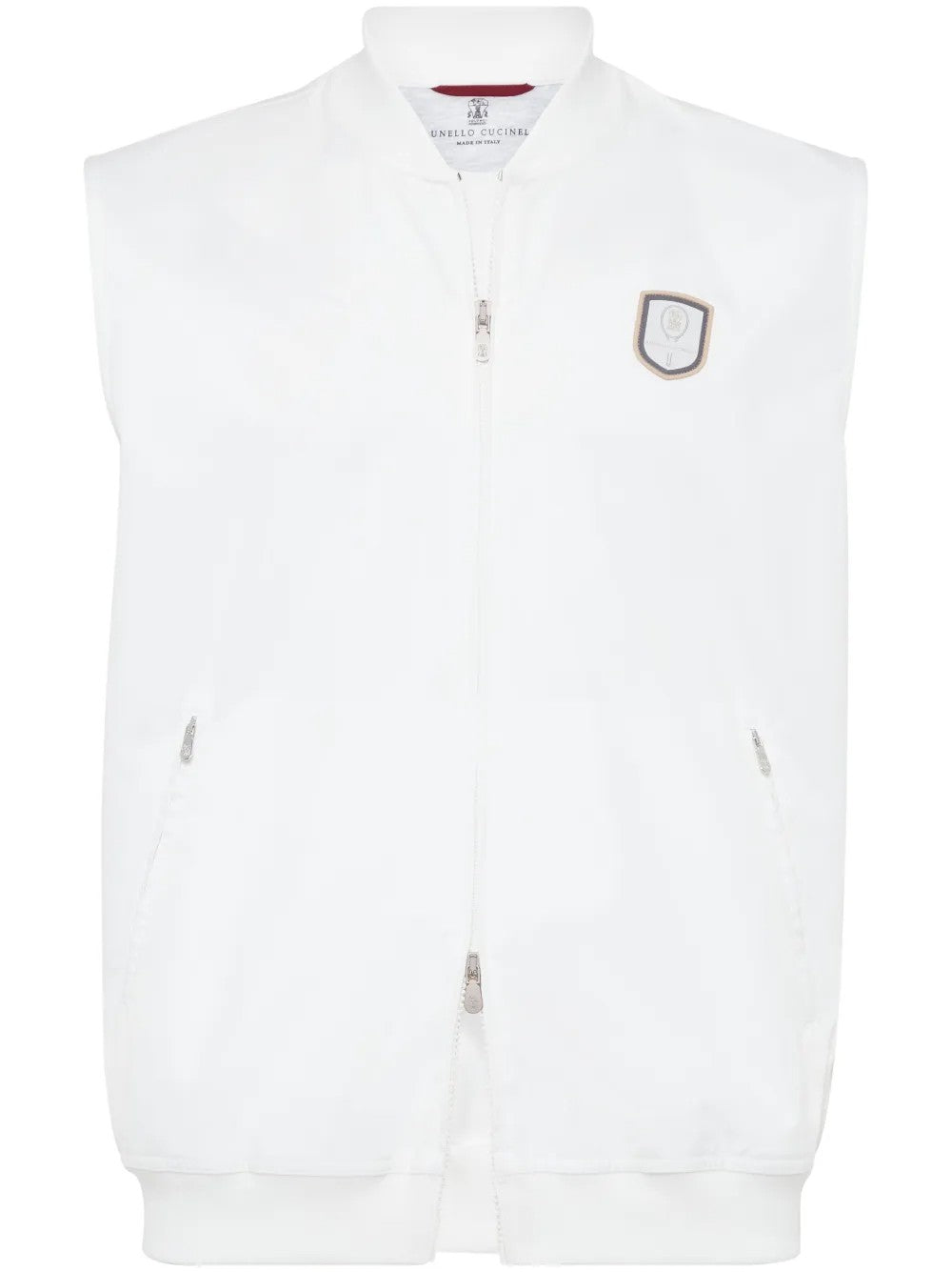 White Polyester Sweatshirt