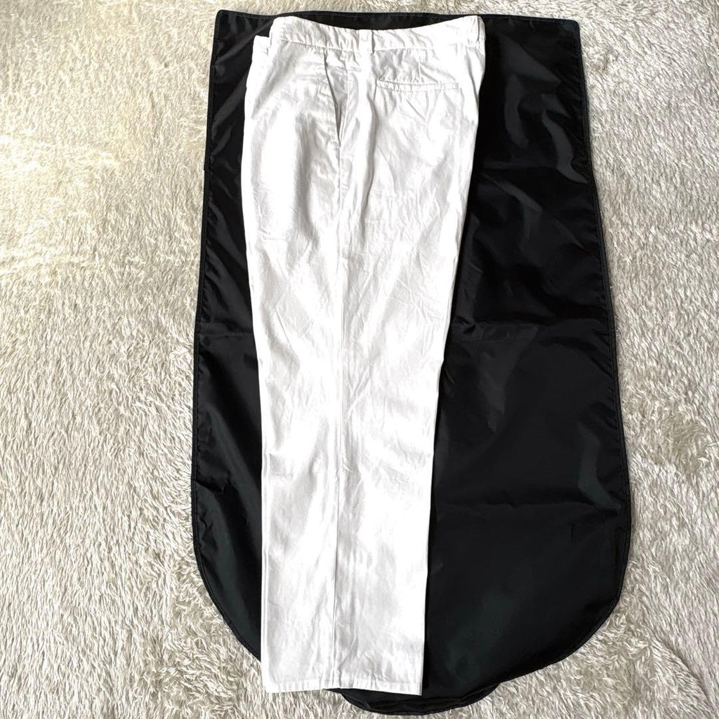 White Cotton Casual Pants