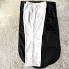 White Cotton Casual Pants