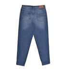 Blue Cotton Relaxed Fit Jeans