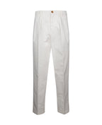White Cotton Dress Pants