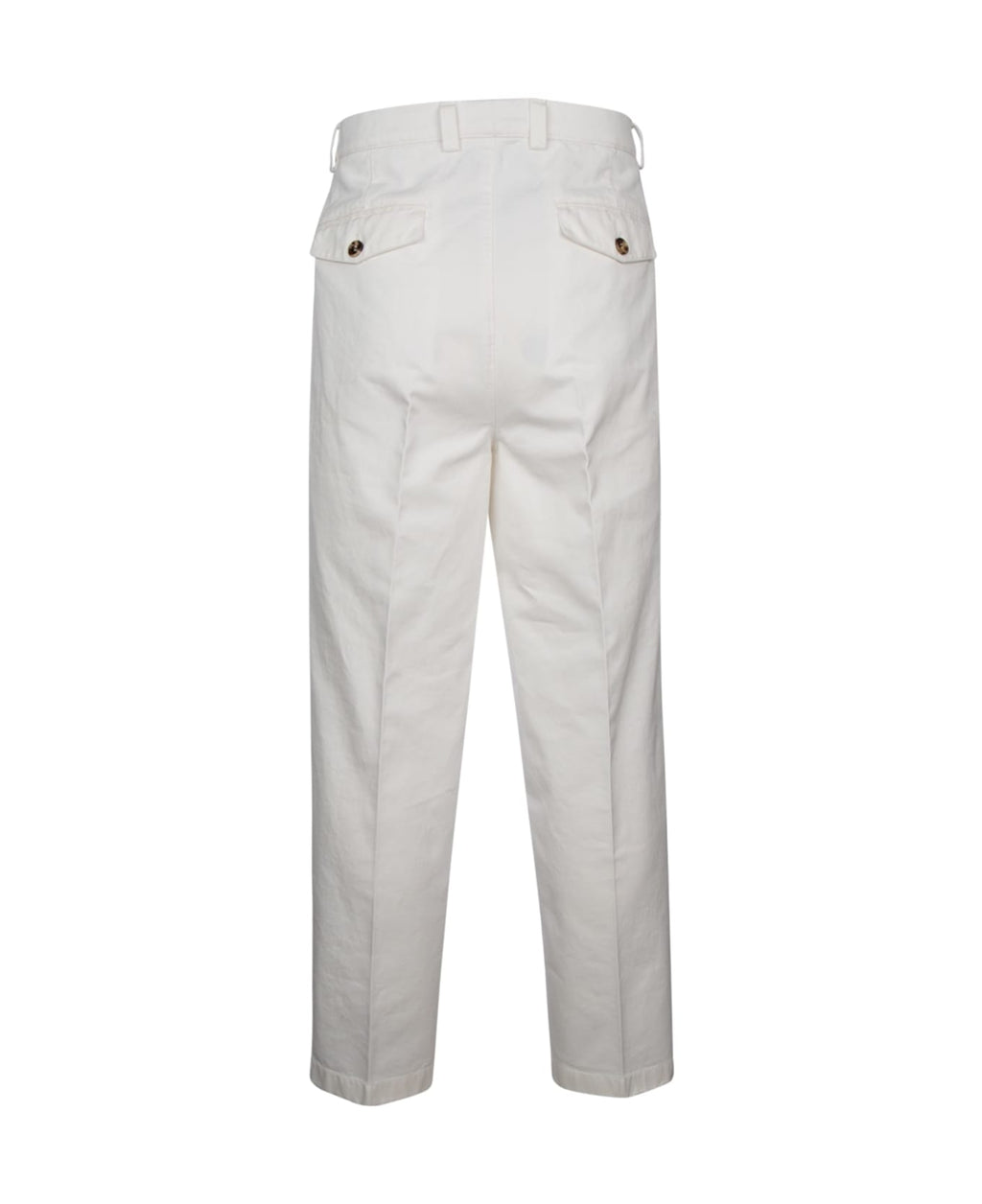 White Cotton Dress Pants