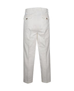 White Cotton Dress Pants