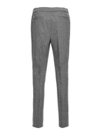 Gray Wool Casual Pants