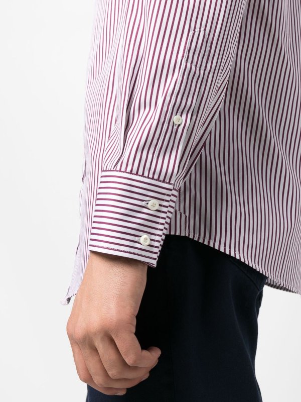 Bicolor Cotton Dress Shirt