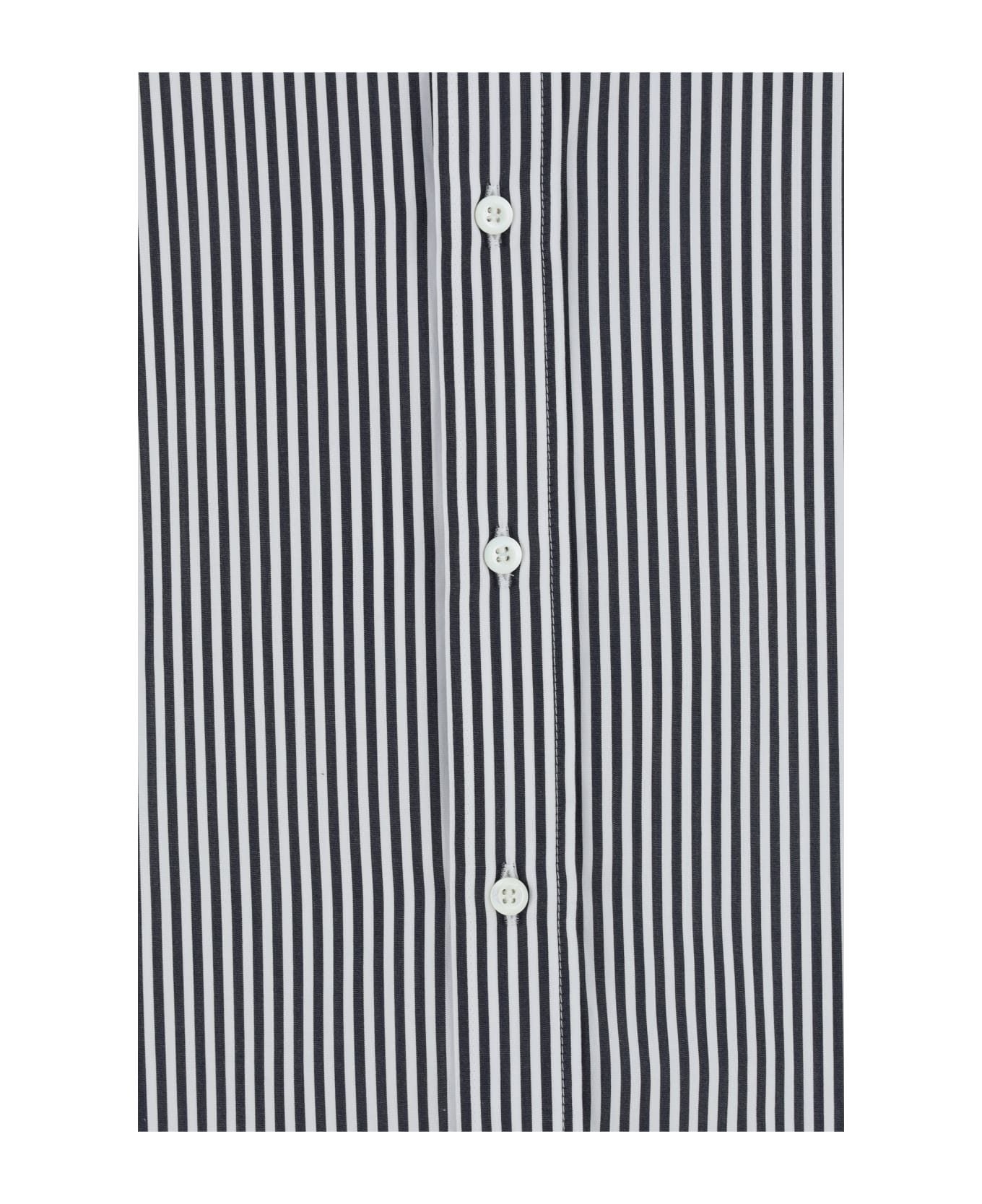 Bicolor Cotton Pattern Shirt