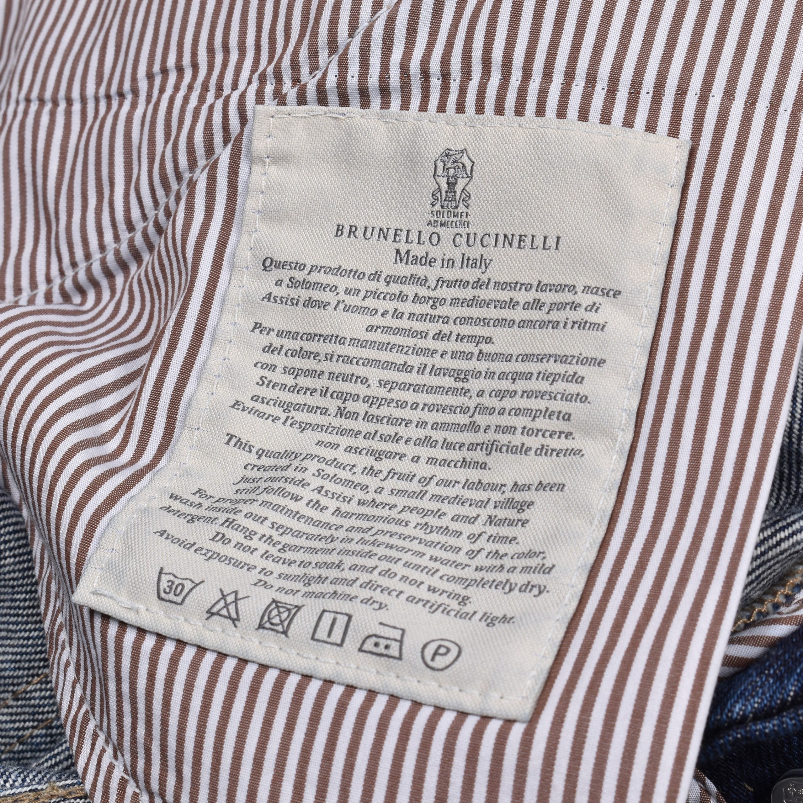 Blue Cotton Jeans Denim