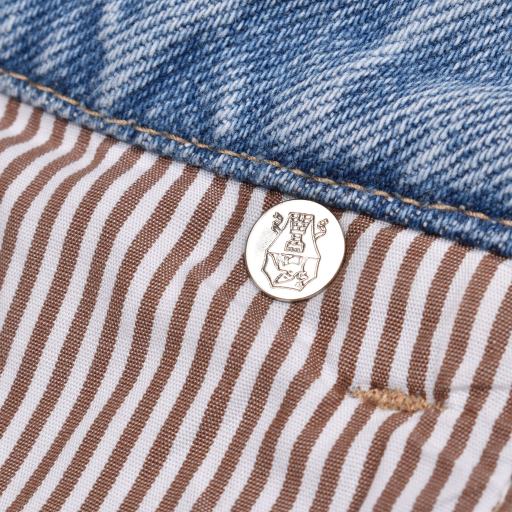 Blue Cotton Jeans Denim