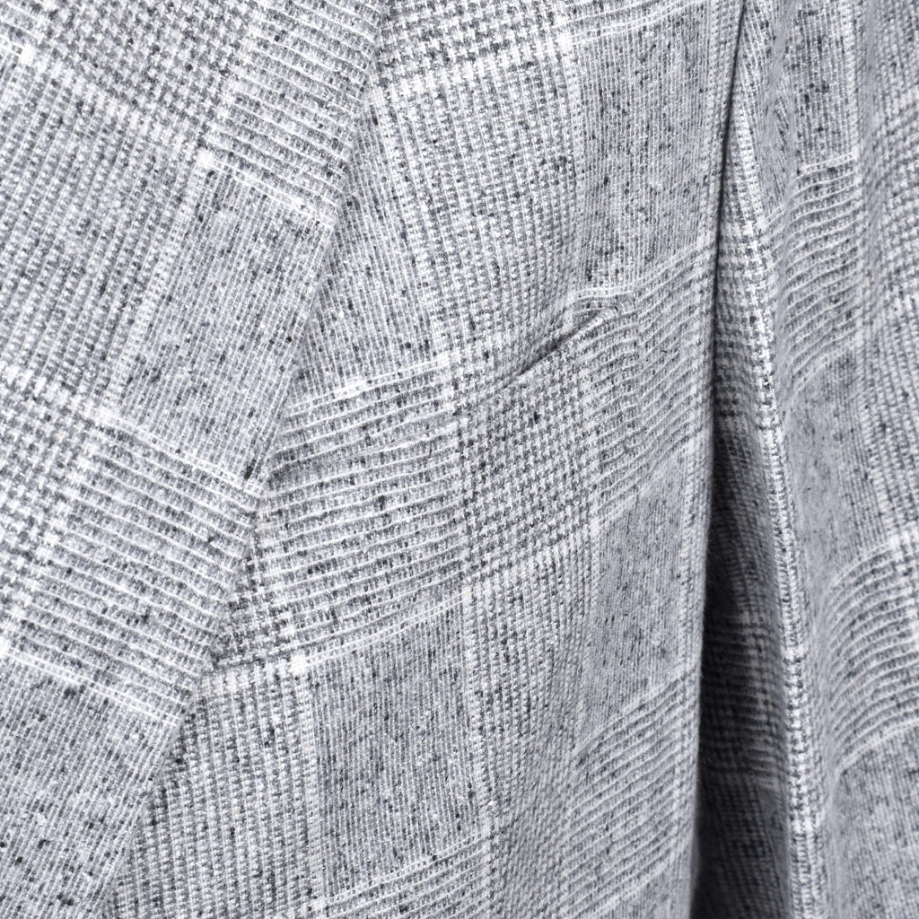 Gray Silk Blazer