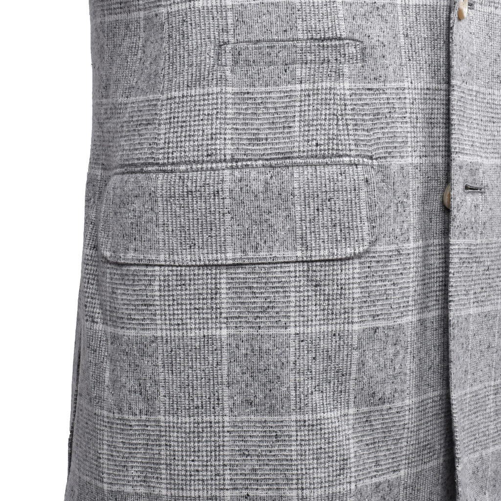 Gray Silk Blazer