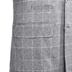 Gray Silk Blazer