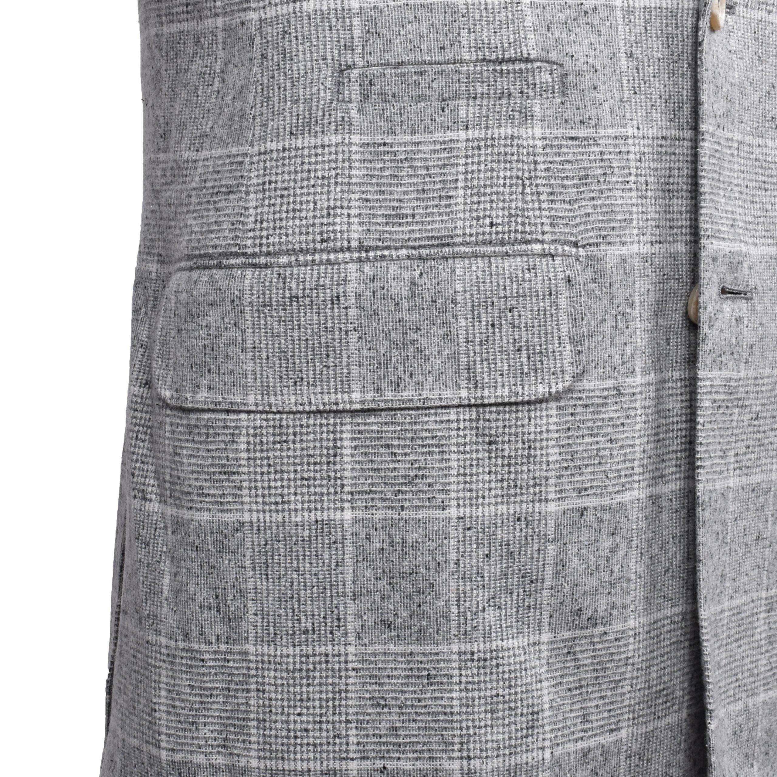 Gray Silk Blazer