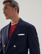 Red Cotton Pocket Square