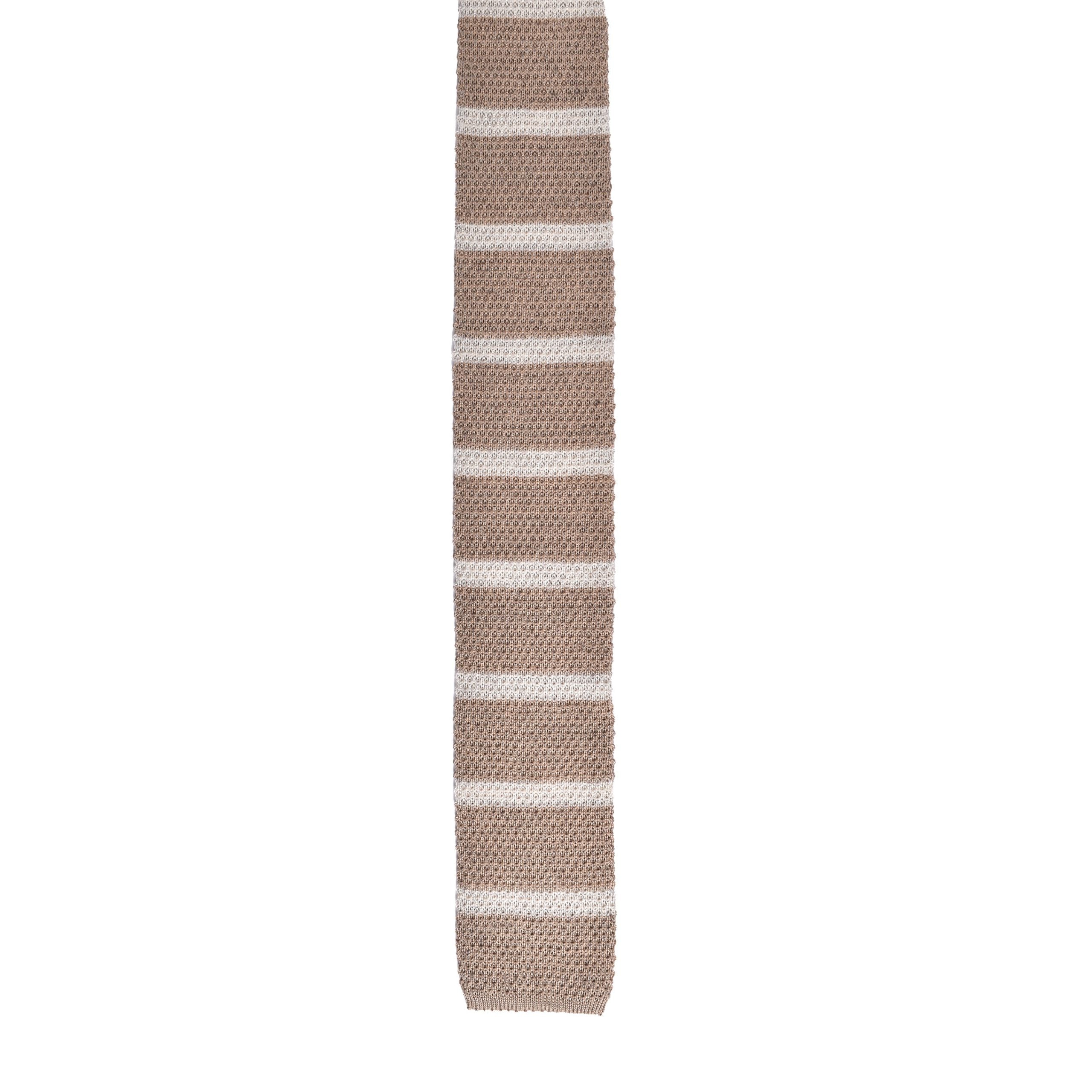 Beige Cotton Tie