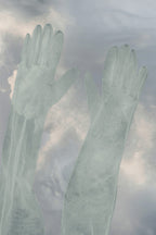 Turquoise Fibres Gloves