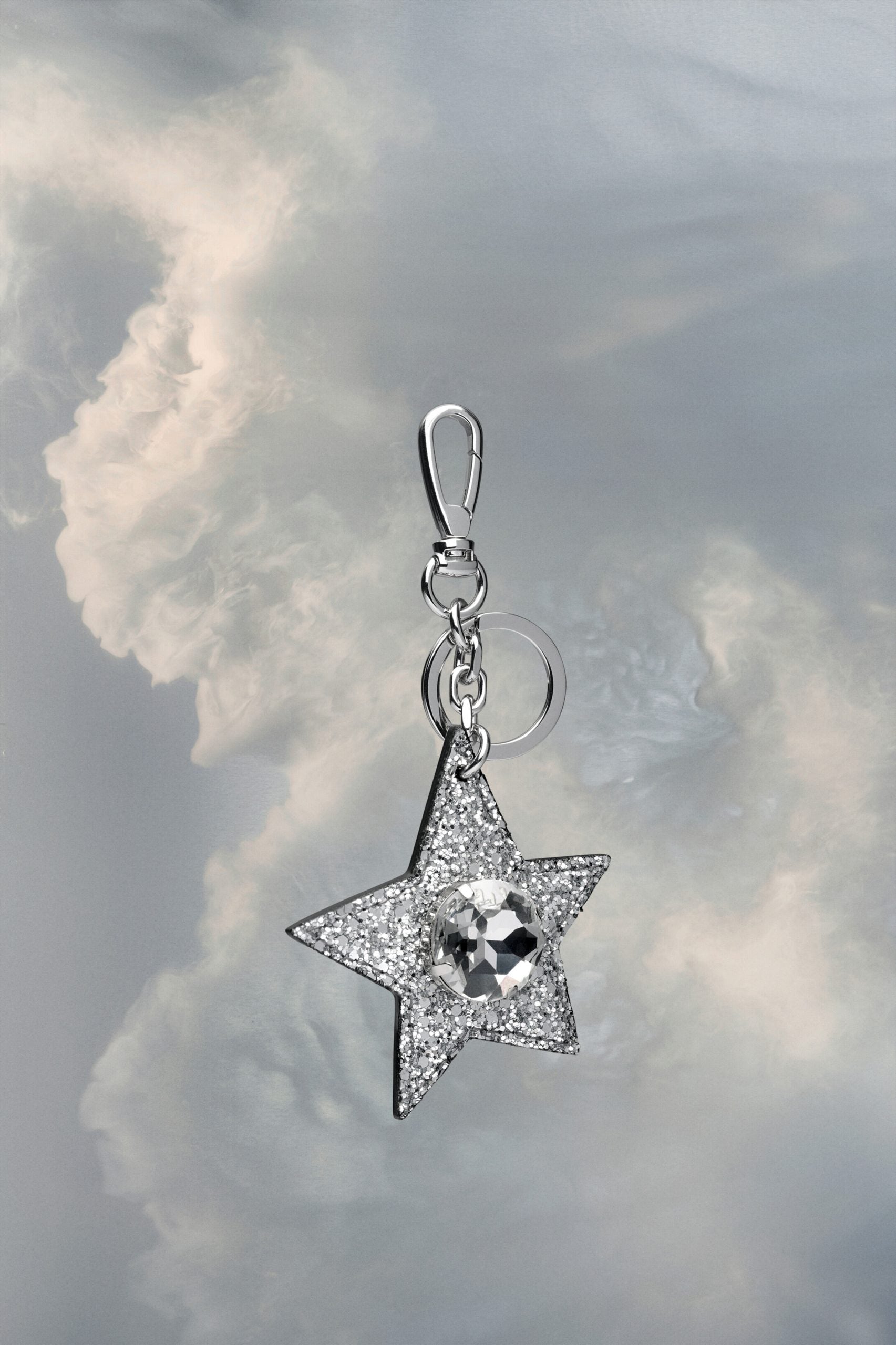 Bicolor Fibres Keychain