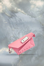 Pink Fibres Clutch Bag