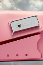 Pink Fibres Clutch Bag